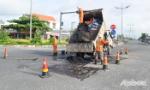 Sửa chữa mặt đường Quốc lộ 1 và đèn chiếu sáng cao tốc TP. Hồ Chí Minh - Trung Lương