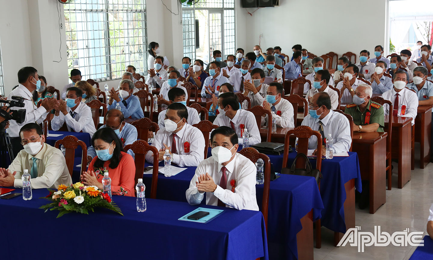 Quang cảnh buổi lễ.