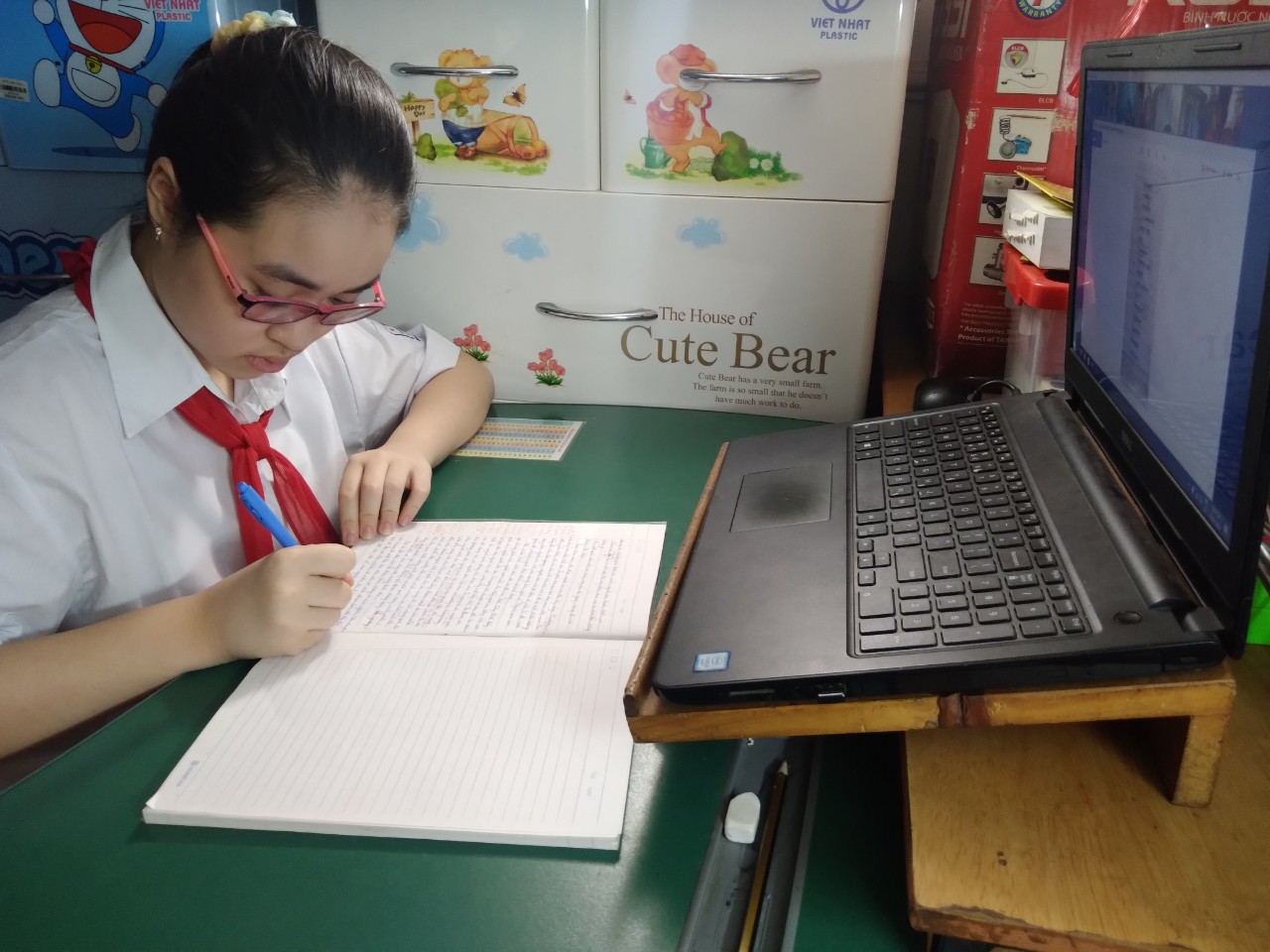 Học sinh Nguyễn Vũ Thủy Linh, lớp 6E, Trường THCS Tân Định (Hoàng Mai, Hà Nội) - Huy chương Vàng ITMC khối 6.