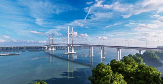 Mô hình cầu Rạch Miễu 2.