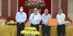 Chủ tịch nước Nguyễn Xuân Phúc thăm và làm việc tại Tiền Giang