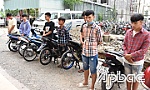 Công an TP. Mỹ Tho làm việc 7 đối tượng có biểu hiện đua, kéo xe trái phép
