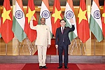 Chủ tịch Quốc hội Vương Đình Huệ hội đàm với Chủ tịch Hạ viện Ấn Độ
