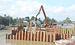 Tiền Giang: Đẩy nhanh tiến độ thi công cống Phú Phong và Rạch Gầm
