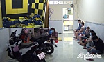 Bắt quả tang 8 đối tượng sử dụng trái phép chất ma túy