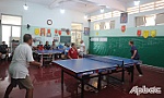 Giải bóng bàn cho cán bộ hưu trí