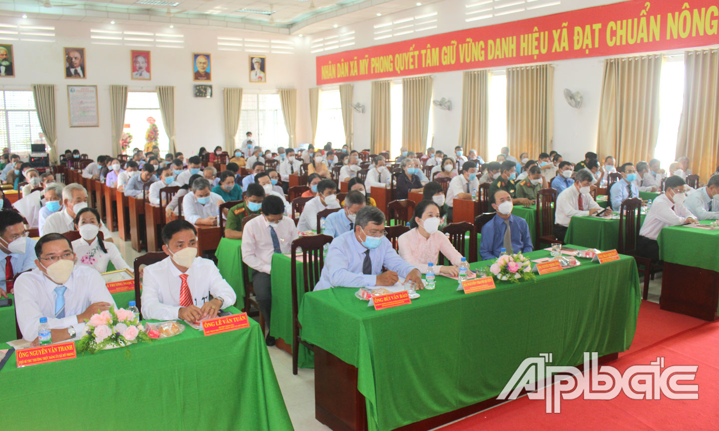 Quang cảnh buổi lễ.