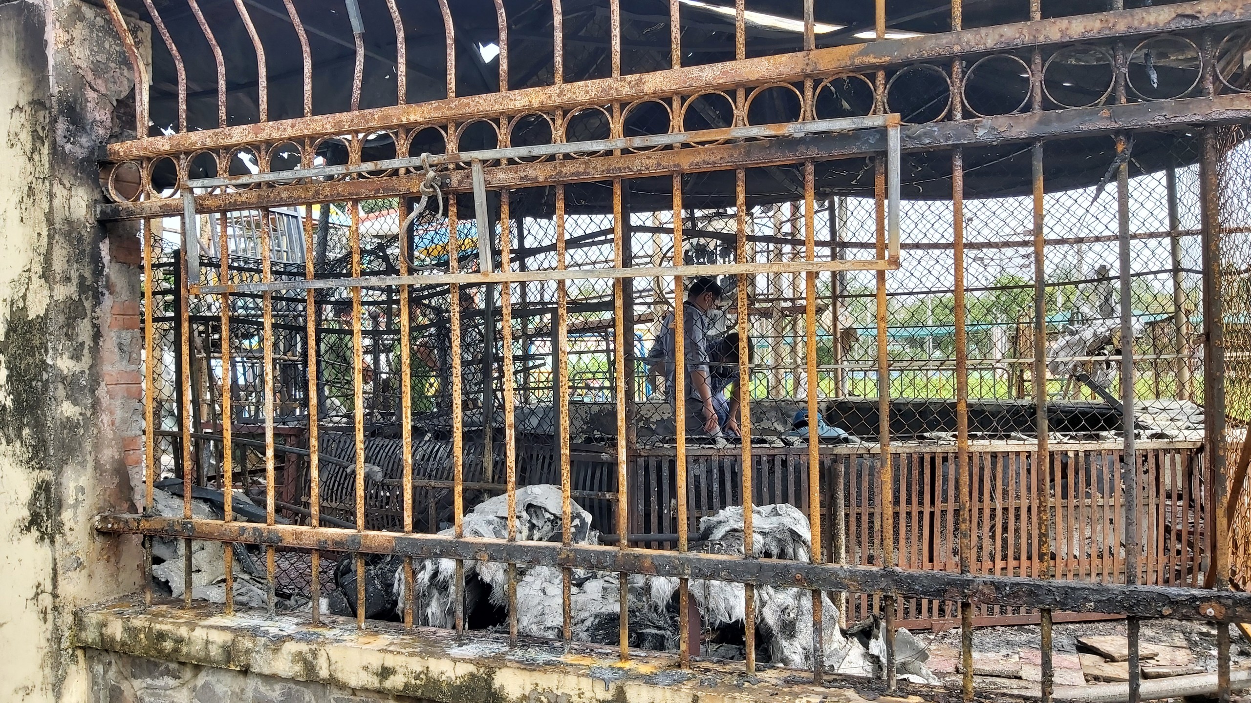 Hiện trường vụ hỏa hoạn