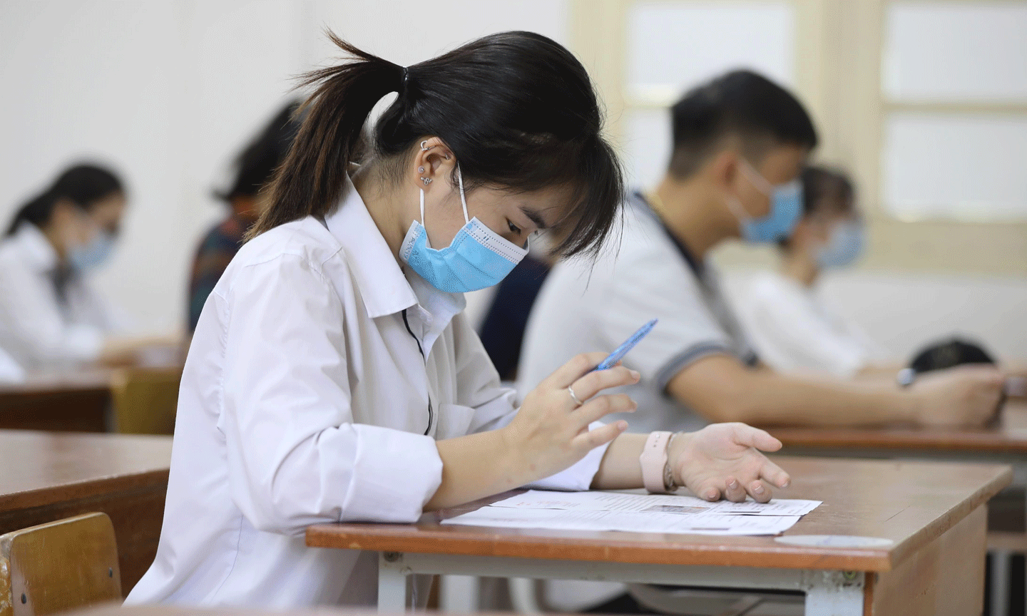 Bộ Giáo dục và Đào tạo đã chính thức công bố lịch thi tốt nghiệp trung học phổ thông năm 2022 vào ngày 7-8/7. (ẢNH: SƠN BÁCH)