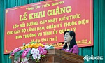 Tiền Giang: Khai giảng Lớp Bồi dưỡng, cập nhật kiến thức cho cán bộ lãnh đạo, quản lý (lớp 2)