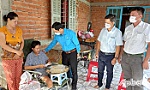 Tiền Giang: Thăm, tặng quà công nhân bị tai nạn lao động