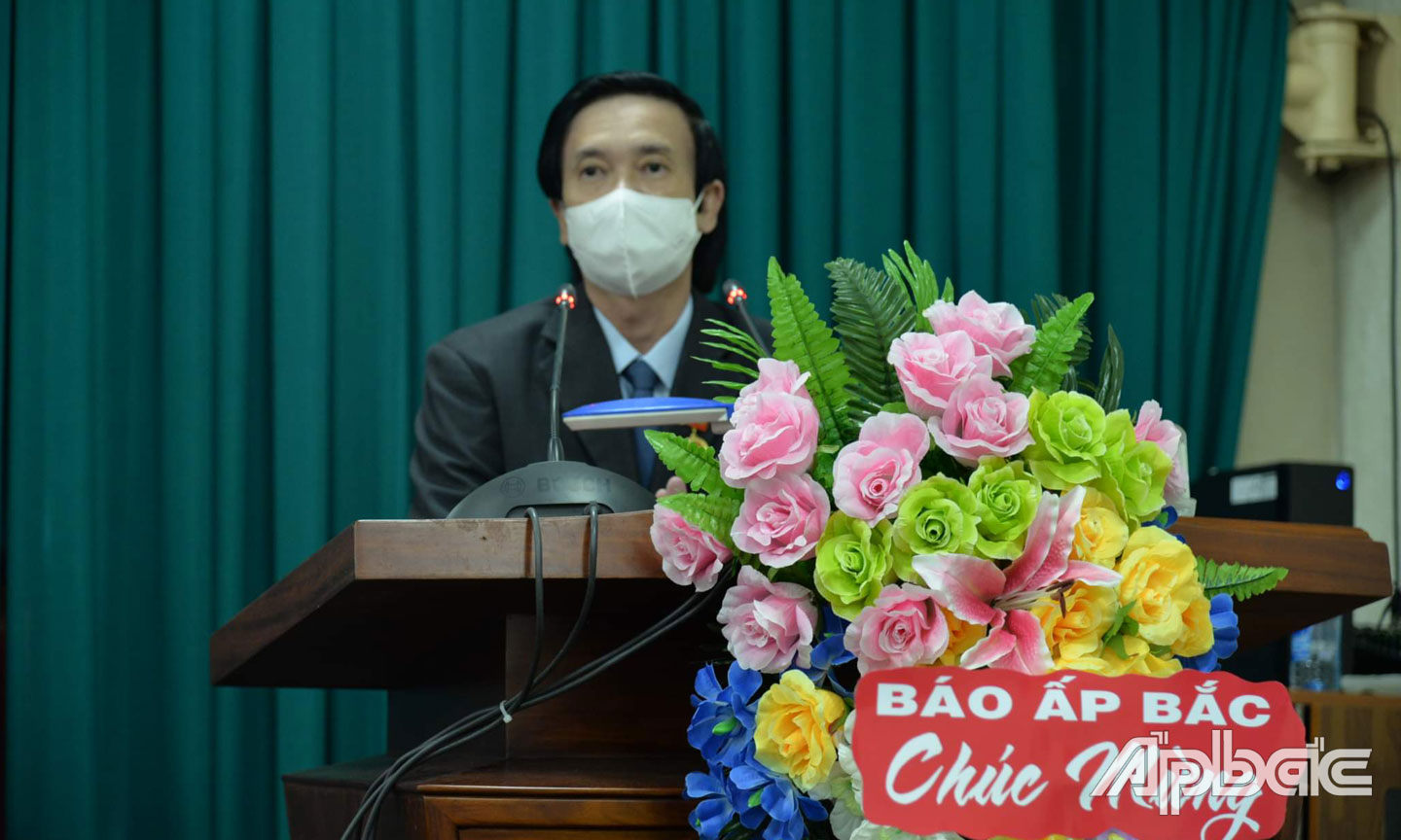 đồng chí Nguyễn Văn Danh, Ủy viên Ban Chấp hành Trung ương Đảng, Bí thư Tỉnh ủy, Trưởng đoàn Đại biểu Quốc hội đơn vị tỉnh Tiền Giang