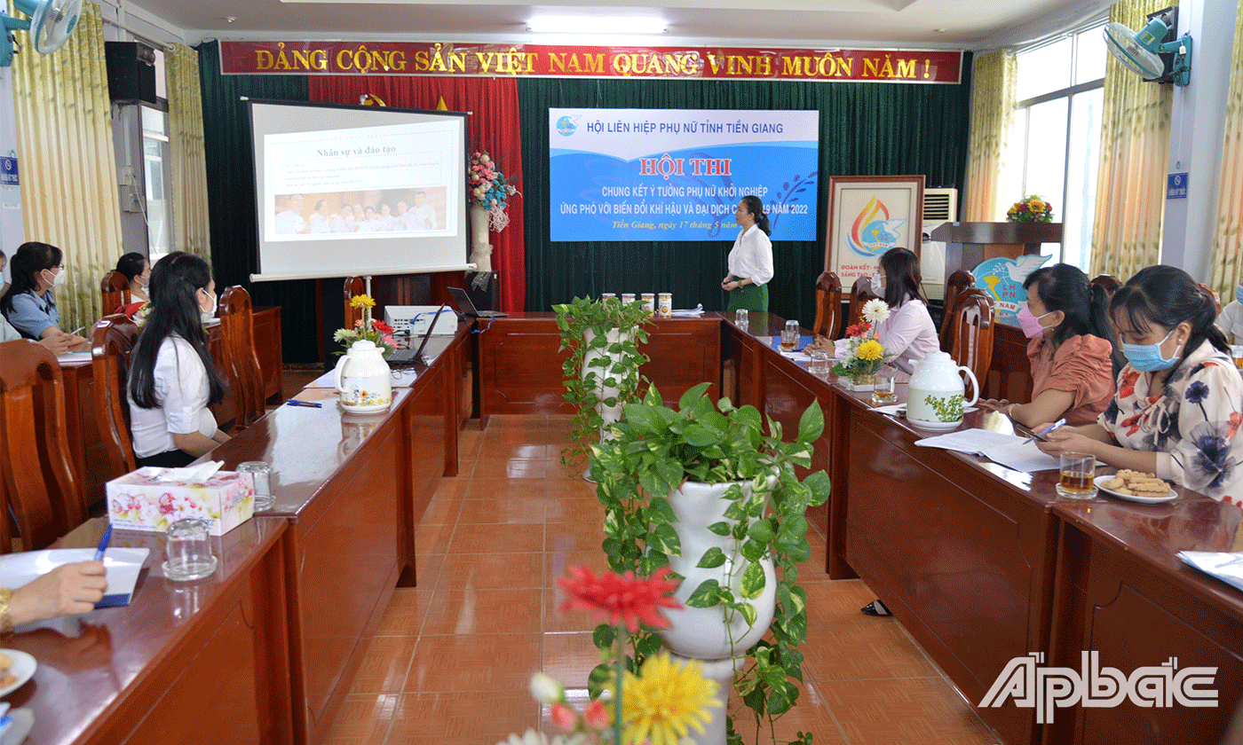 Các ý tưởng khởi nghiệp trình bày tại vòng chung kết.