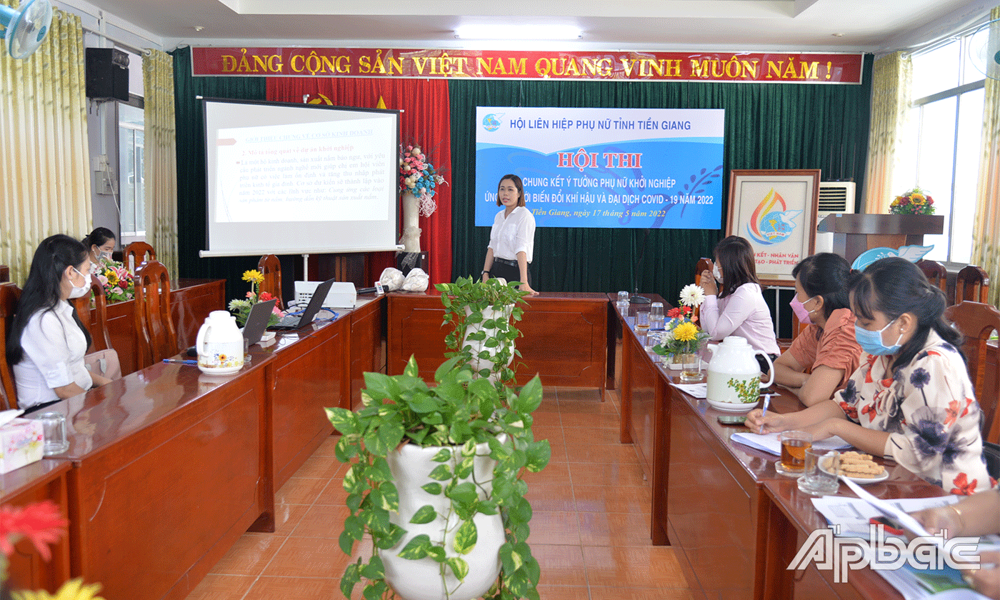Các ý tưởng khởi nghiệp trình bày tại vòng chung kết.