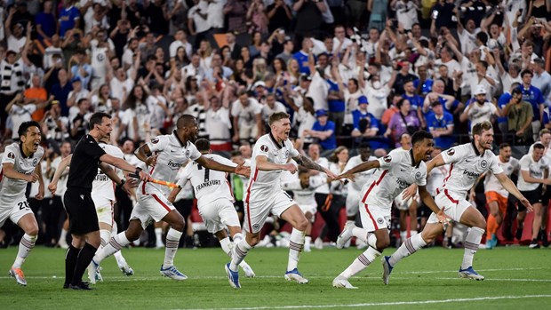 Eintracht Frankfurt là đại diện thứ 5 của Bundesliga dự Champions League mùa tới. (Nguồn: Getty Images)