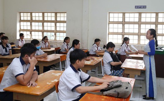 Thí sinh tham dự kỳ thi tuyển sinh lớp 10 năm học 2020-2021.