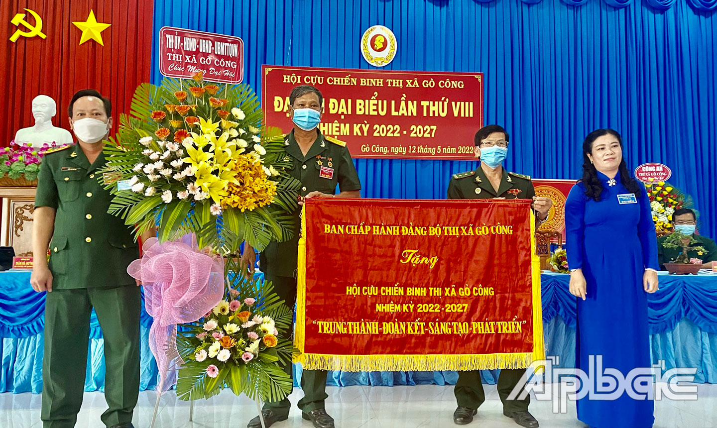 Hội CCB TX. Gò Công vừa tổ chức thành công Đại hội Đại biểu lần thứ VIII, nhiệm kỳ 2022 - 2027.