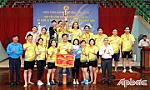 Giải Cầu lông CNVCLĐ ngành Y tế: Công đoàn cơ sở Bệnh viện ĐKTT Tiền Giang đoạt hạng Nhất toàn đoàn