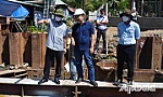 Công trình cống Phú Phong và cống Rạch Gầm thi công đạt 24% tiến độ theo hợp đồng