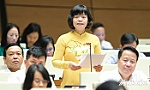 Đại biểu Quốc hội tỉnh Tiền Giang thảo luận tại hội trường về Dự án Luật Khám bệnh, chữa bệnh (sửa đổi)