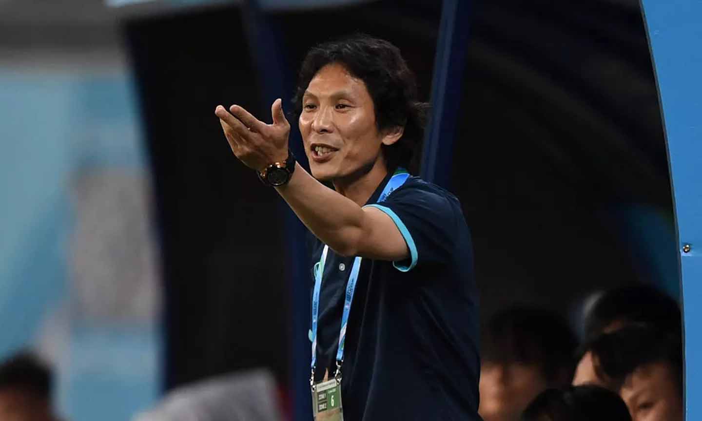 HLV Gong Oh-kyun cần phải tìm ra cách để kiềm tỏa hàng tiền vệ của U23 Hàn Quốc. Ảnh: Vietnamnet.vn
