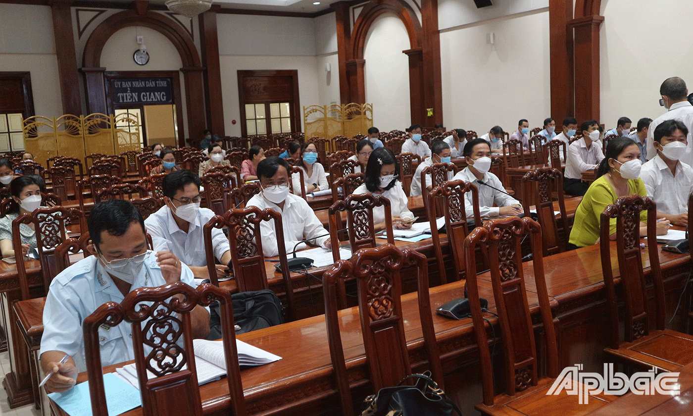 đại biểu tham dự lớp tập huấn 