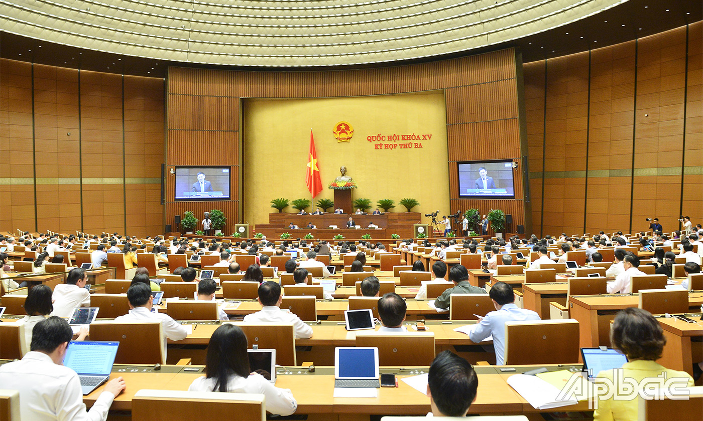 Quang cảnh phiên chất vấn