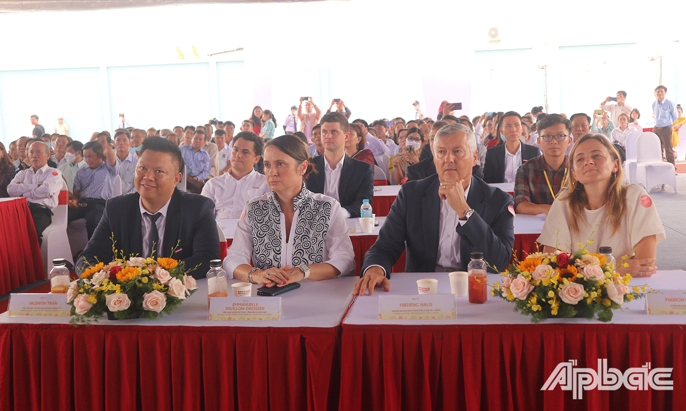 Đại biểu tham dự buổi lễ 
