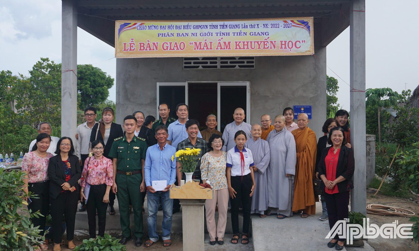 Mái ấm khuyến học của gia đình em Phan Thị Kim Ngân.
