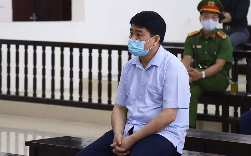 Bị cáo Nguyễn Đức Chung tại phiên tòa phúc thẩm.