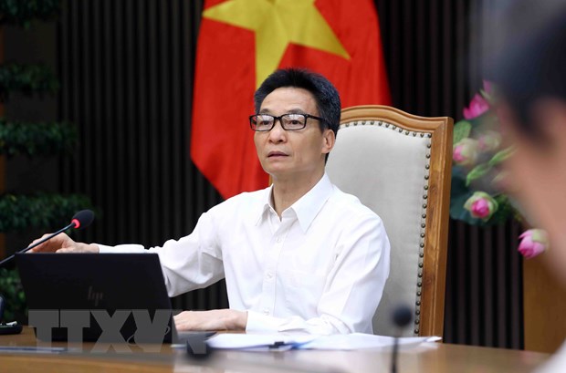 Phó Thủ tướng Vũ Đức Đam phát biểu chỉ đạo. (Ảnh: Phạm Kiên/TTXVN)