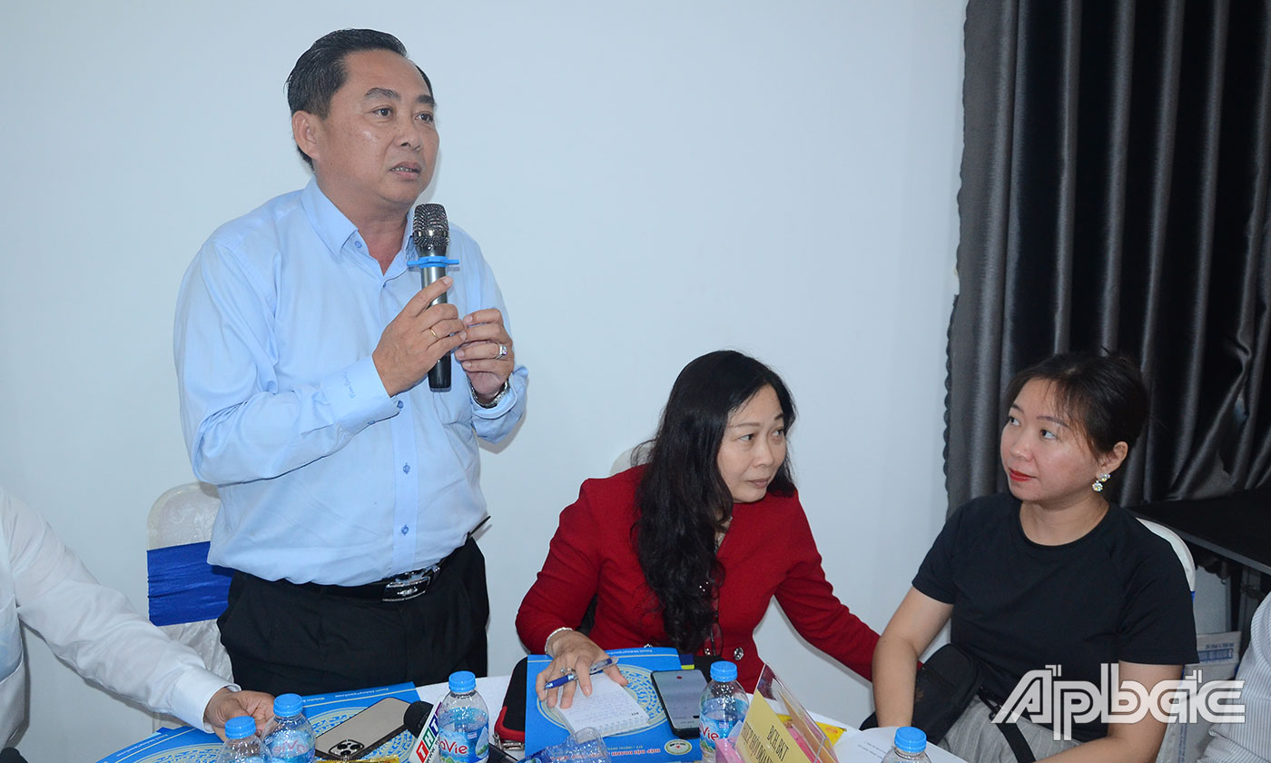 DN phát biểu ý kiến.