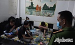 Công an TP. Mỹ Tho bắt quả tang nhóm thanh thiếu niên thuê khách sạn bay lắc
