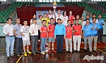 Trao thưởng Giải Cầu lông chào mừng 93 năm Ngày thành lập Công đoàn Việt Nam