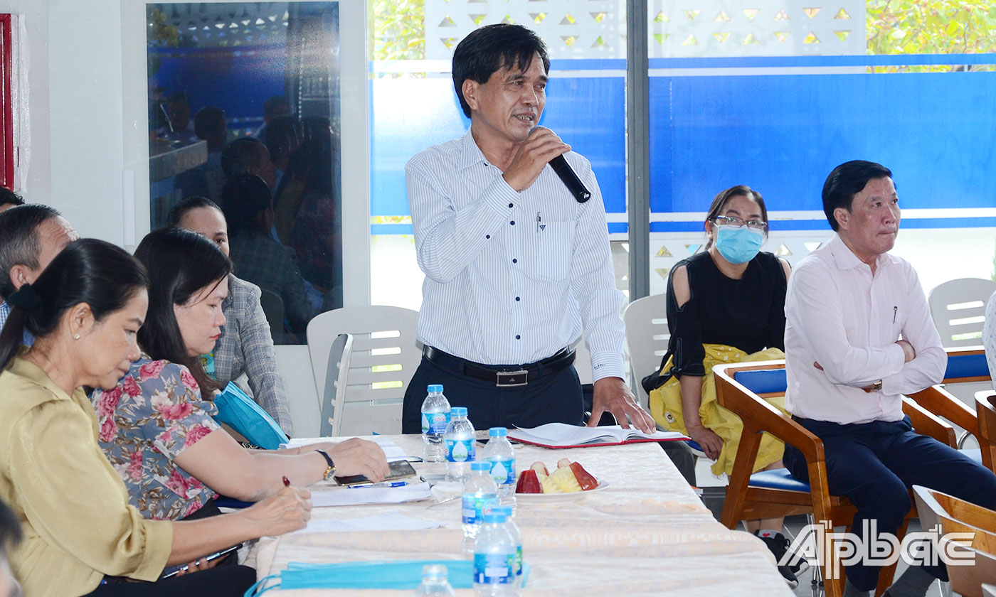 Lãnh đạo Sở Tài nguyên & Môi trường giải đáp kiến nghị của DN.
