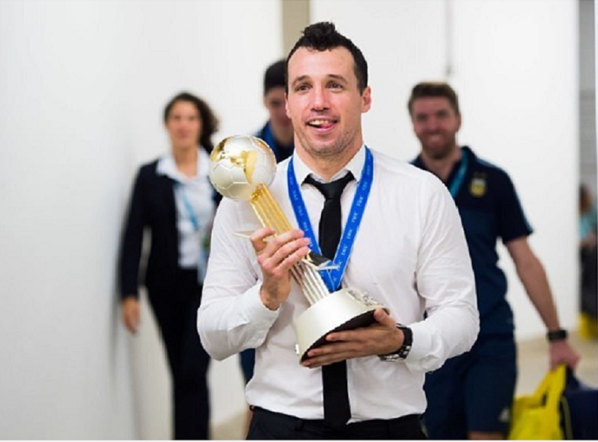Tân huấn luyện viên trưởng đội tuyển futsal Việt Nam Giustozzi Diego Raul. Ảnh: VFF.