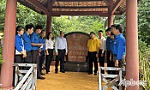 Chi đoàn Sở Thông tin và Truyền thông tỉnh Tiền Giang: Về nguồn tại Di tích Nhà bia Đài vô tuyến điện Xứ ủy Nam bộ