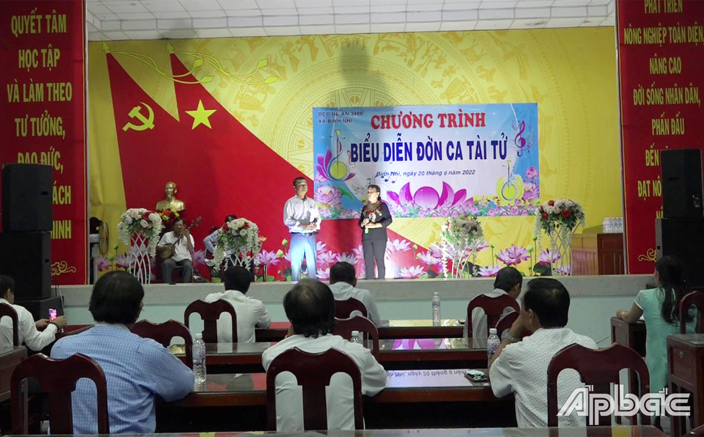 Hoạt động văn hóa văn nghệ được tổ chưc thường xuyên nâng cao đời sống tinh thần cho người dân địa phương