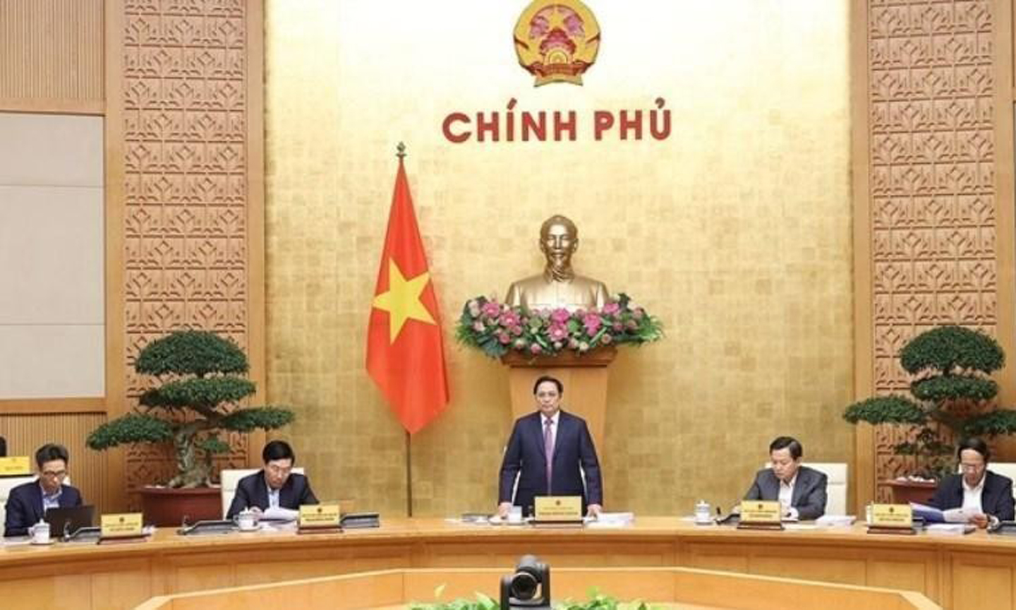 Một phiên họp Chính phủ thường kỳ. (Ảnh: TTXVN)