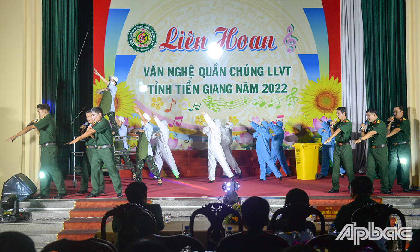 Tiết mục dự thi của Khối Cơ quan và đơn vị trực thuộc.