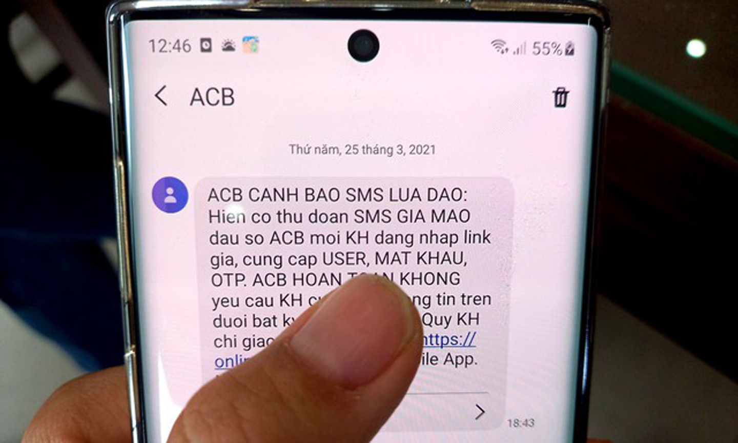 Người dùng khi nhận được các tin nhắn, cần kiểm tra kỹ nội dung, không vội vã thực hiện theo nội dung hướng dẫn trong tin nhắn