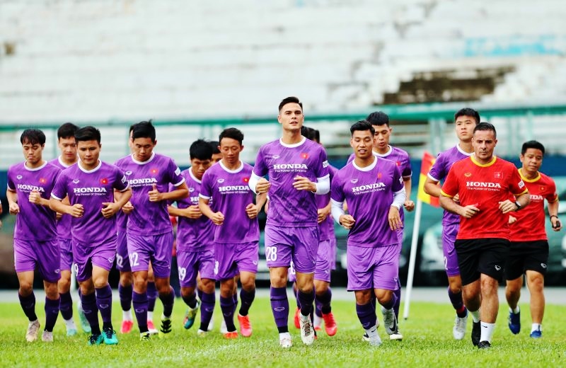 Tuyển Việt Nam có lịch đấu thuận lợi tại AFF Cup 2022. Ảnh: VFF