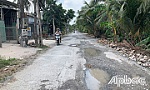 Đường huyện 36 xuống cấp, gây mất an toàn giao thông