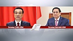 Thủ tướng Phạm Minh Chính điện đàm với Thủ tướng Trung Quốc Lý Khắc Cường