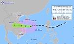 Tiền Giang có mưa trên diện rộng do ảnh hưởng của bão Noru