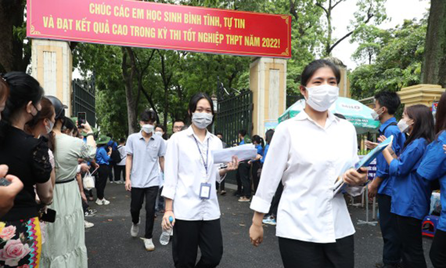 hí sinh dự thi tốt nghiệp THPT 2022. Ảnh: QUANG PHÚC