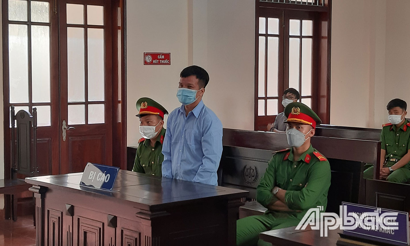 Bị cáo tại HĐXX.