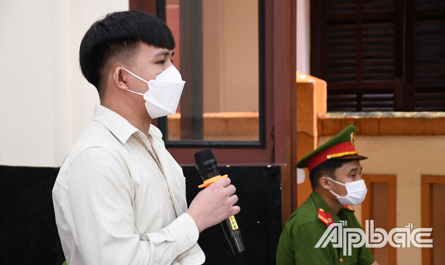Bị cáo Nguyễn Hữu Phát tại tòa.