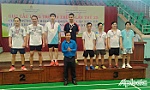 Cục Thống kê đoạt giải Nhất giải Cầu lông Công đoàn Viên chức tỉnh Tiền Giang