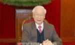Tổng Bí thư Nguyễn Phú Trọng gửi điện chúc mừng đồng chí Tập Cận Bình tái cử Tổng Bí thư khóa XX Đảng Cộng sản Trung Quốc